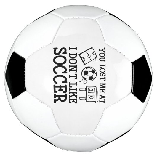 Tu m’as perdu au Soccer Je n’aime pas (Tourné)