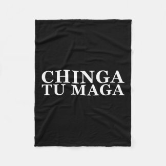 Tu Maga Anti Trump Mexicaans Spaans Latijns woord Fleece Deken