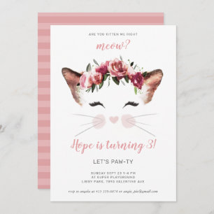 tu m'as donné une invitation d'anniversaire