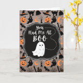 Tu M'As Eu À La Carte Boo Halloween (Fleur jaune)