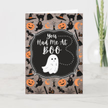 Tu M'As Eu À La Carte Boo Halloween