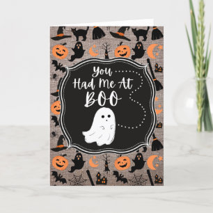 Tu M'As Eu À La Carte Boo Halloween