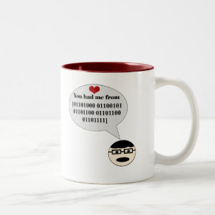 Tu M'As Eu De Hello Binary Mug