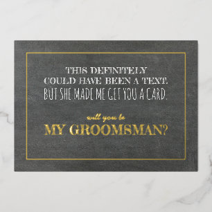 Tu M'as Fait T'acheter Une Carte Drôle Proposition