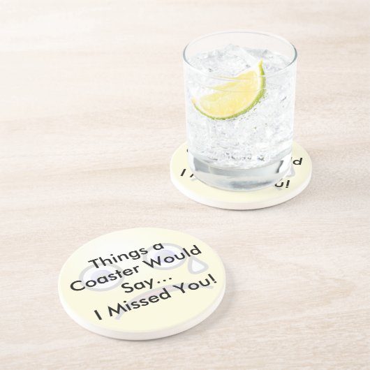 Tu M'As Manqué Dessous de verre (Côté)