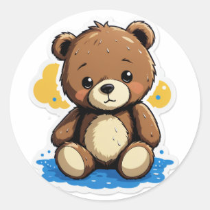 Tu m'as oublié ? – Autocollant de Teddy triste sou