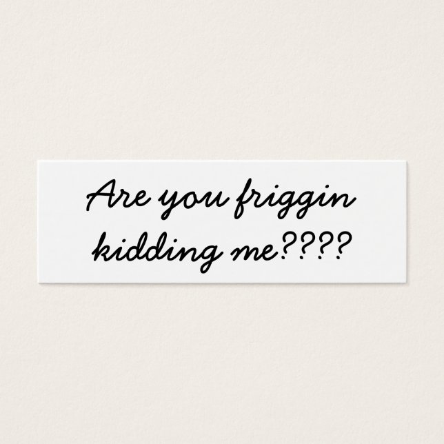 Tu me fais des frissons ? (Devant)