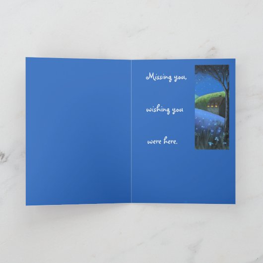 "Tu me manque" carte (Intérieur)