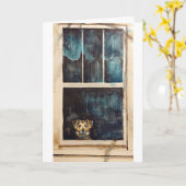 "Tu me manque" carte de Dixie (Fleur jaune)