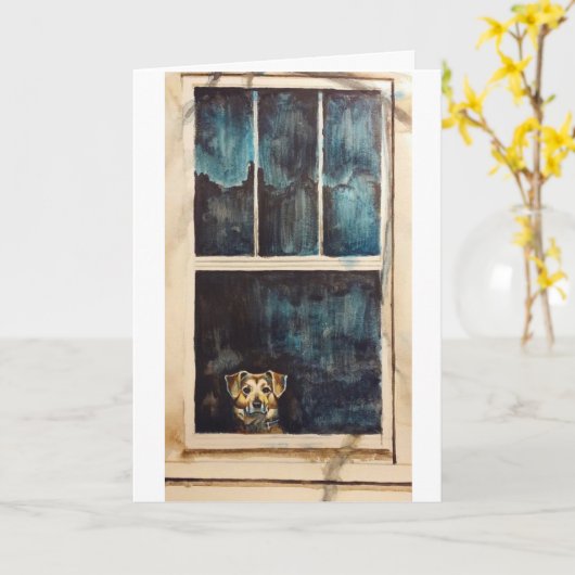 "Tu me manque" carte de Dixie (Fleur jaune)