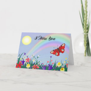 Tu me manque (papillon) carte #2