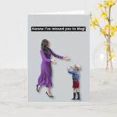 Tu me manques carte Meghan (Fleur jaune)