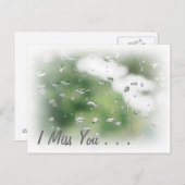 Tu me manques Carte postale (Devant / Derrière)