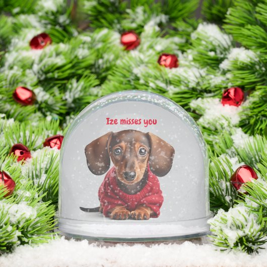 Tu Me Manques Dachshund (Noël)