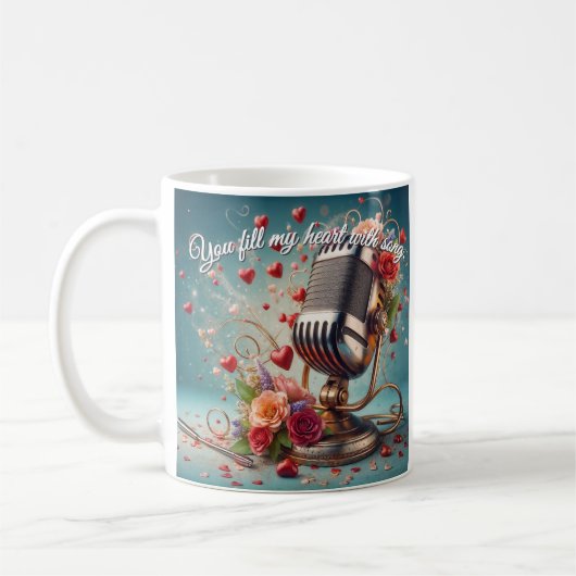 Tu Me Remplis Le Coeur Avec La Mug De Chanson (Gauche)