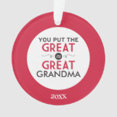 Tu mets le grand dans Grand-mère (devant)