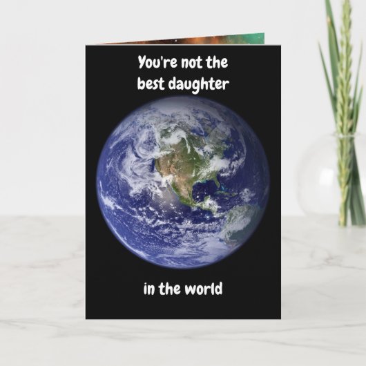 Tu n'es pas la meilleure fille. Carte (Devant)