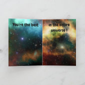 Tu n'es pas la meilleure fille. Carte (Intérieur)