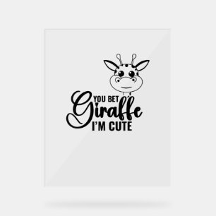 Tu paries Giraffe Je suis mignonne, Bébé drôle, Bé
