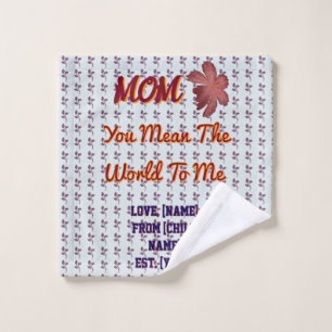 Tu représentes le monde pour moi Cadeau de famille