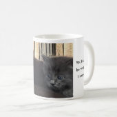 Tu seras toujours mon bébé. Mug à café chat (Devant droit)
