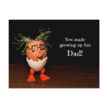 Tu t'es amusé Papa Carte Postale Semi Glossy