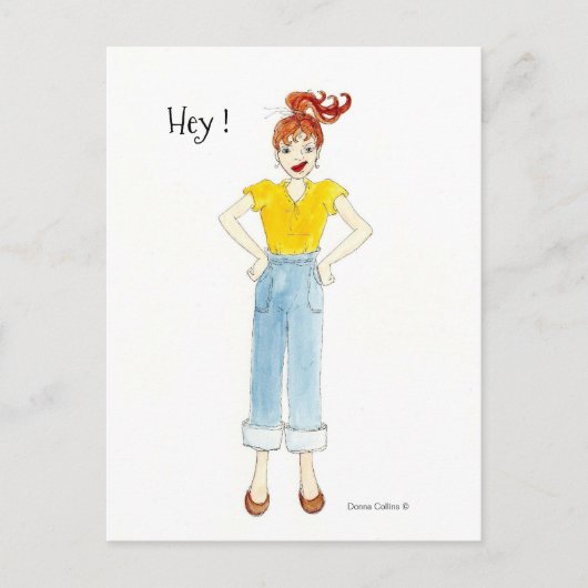 Tu vas jamais écrire, Carte postale (Devant)