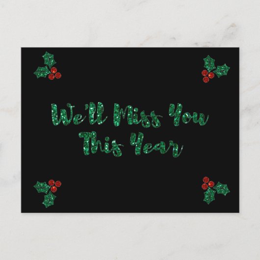 Tu vas manquer la carte de vacances pour la danse  (Devant)