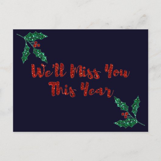 Tu vas manquer la carte de vacances pour la danse  (Devant)