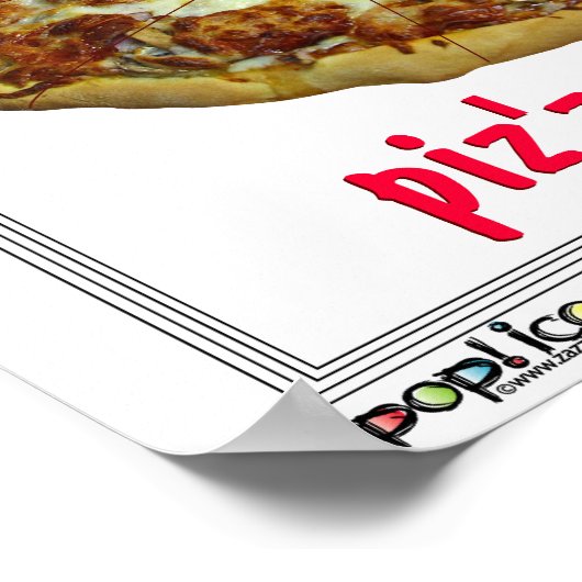 'tu veux piz'za me ?' parodie humoristique Poster (Coin)