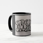 Tu Vois, Écoute, Ne Parle Pas De Mug D'Éléphant Ma (Devant gauche)