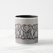 Tu Vois, Écoute, Ne Parle Pas De Mug D'Éléphant Ma (Centre)