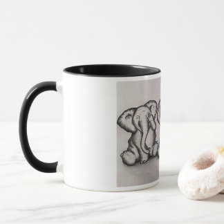 Tu Vois, Écoute, Ne Parle Pas De Mug D'Éléphant Ma