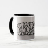 Tu Vois, Écoute, Ne Parle Pas De Mug D'Éléphant Ma (Devant gauche)