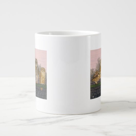 Tu-whit Tu-whooing Extra Grote Mok (Voorkant)