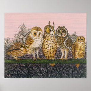 Tu-whit Tu-whooing Poster