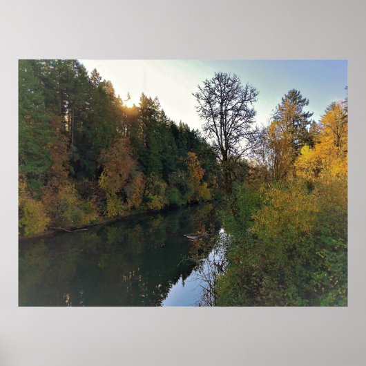 Tualatin River, Oregon Poster (Voorkant)