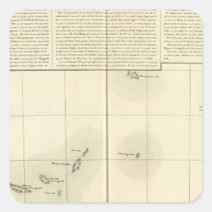 Tuamotu Islands Oceania nr. 43 Vierkante Sticker