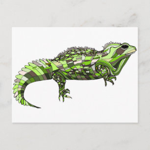 Tuatara Green Briefkaart