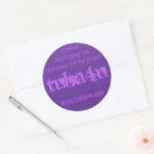 TUBA4U #2 RONDE STICKER (Envelop)