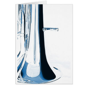 Tuba Bass Horn Afbeelding on White