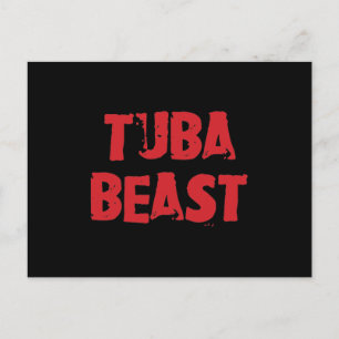 Tuba Beast Briefkaart