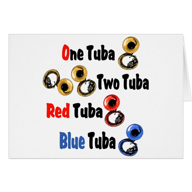 Tuba Bleu Rouge (Devant horizontal)