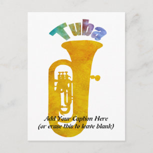 Tuba. Briefkaart