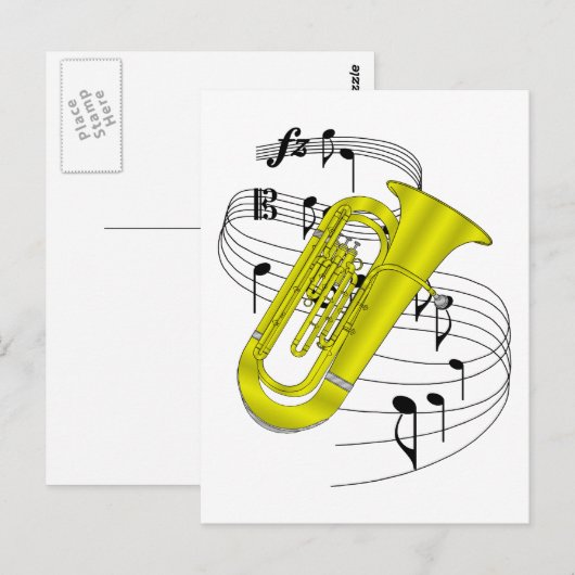 Tuba Briefkaart (Voorkant / Achterkant)