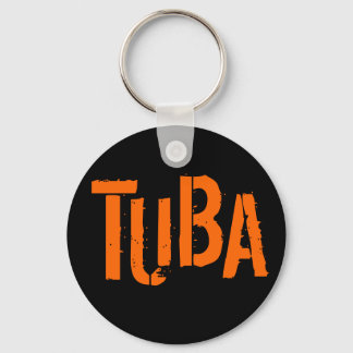 TUBA BUTTON SLEUTELHANGER