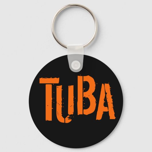 TUBA BUTTON SLEUTELHANGER (Voorkant)