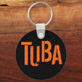 TUBA BUTTON SLEUTELHANGER (Voorkant)