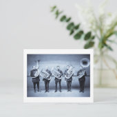 Tuba Cops Briefkaart (Staand voorkant)