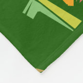 Tuba Cracked Text Fleece Deken (Hoek)